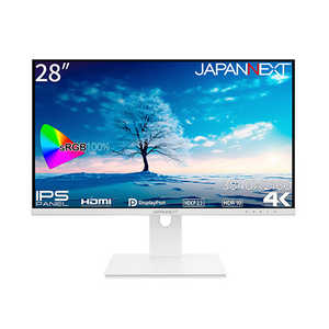 JAPANNEXT PC˥ [28 /4K(38402160 /磻] JN-IPS28UHDR-W