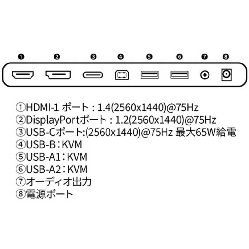 JAPANNEXT JAPANNEXT PCモニター [27型 /WQHD(2560×1440） /ワイド] JN-IPS27WQHDR-HSP JN-IPS27WQHDR-HSP