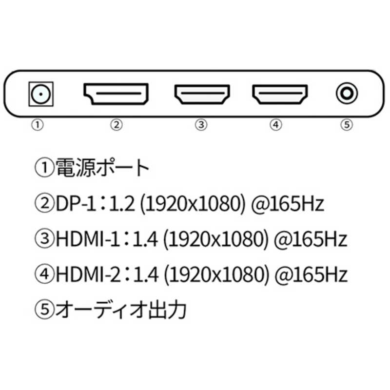 JAPANNEXT JAPANNEXT ゲーミングモニター 1ms(MPRT) 165Hz リフレッシュレート対応 本体色ピンク ［23.8型 /フルHD(1920×1080) /ワイド］ JN-238IPS165FHDR-PK JN-238IPS165FHDR-PK