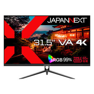 JAPANNEXT USB-C³ PC˥ [31.5 /4K(38402160 /磻] JN-V315UHDR-C65W-N