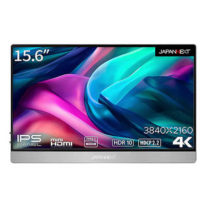 15.6インチ モバイルモニター 4K : JAPANNEXT 3840x2160 UHD 4K