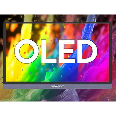 JAPANNEXT 15.6インチ 有機EL(OLED)パネル搭載 モバイルモニター HDR