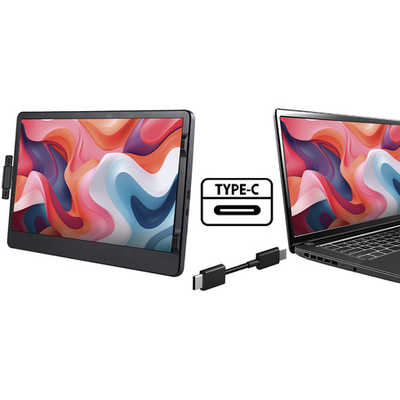 JAPANNEXT 11.6インチ 1366x768解像度 ノートPC装着型モバイル