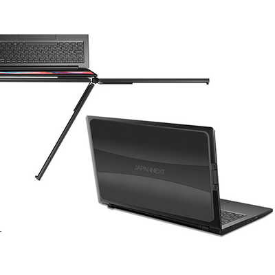 JAPANNEXT 14インチ 1920x1080解像度 ノートPC装着型モバイルモニター