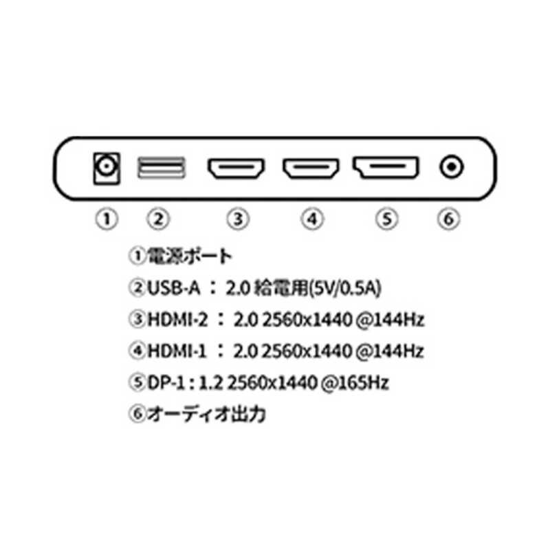 JAPANNEXT JAPANNEXT 27インチ WQHD(2560x1440)解像度 IPSパネル搭載 JN-27IPSG165WQHDR JN-27IPSG165WQHDR