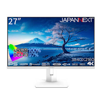 JAPANNEXT 27インチ IPSパネル搭載 4K(3840x2160)解像度 液晶
