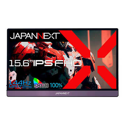 JAPANNEXT フルHDモバイルゲーミングモニター JN-MD-156IPS144FHDR IPS