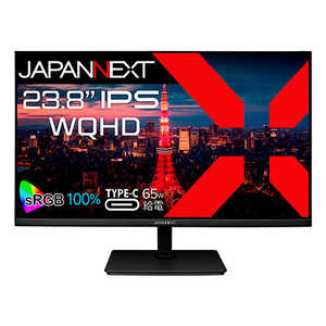 JAPANNEXT USB-C³ PC˥ [23.8 /WQHD(25601440 /磻] JN-IPS238WQHD-C65W