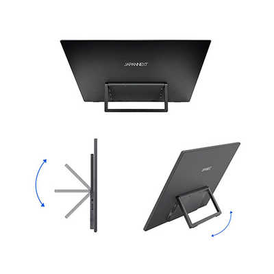 JAPANNEXT IPSパネル搭載 モバイルモニター miniHDMI USB Type-C