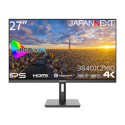 JAPANNEXT 液晶モニター HDMI DP HDR sRGB100％ PBP/PIP対応