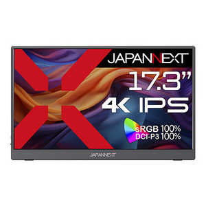 JAPANNEXT IPS�p�l������ ���o�C�����j�^�[ miniHDMI USB Type-C HDR sRGB�F100�� DCI-P3�F100�� �X�}�[�g�P�[�X�t�� JN-MD-IPS1732UHDR