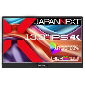 JAPANNEXT USB-C³ PC˥ Х˥ [13.3 /4K(38402160 /磻] JN-MD-IPS1332UHDR