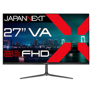 JAPANNEXT USB-C³ PC˥ [27 /եHD(19201080) /磻] JNV27FHDC65W