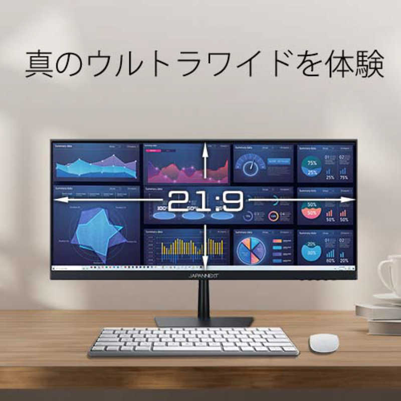JAPANNEXT JAPANNEXT PCモニター [25.7型 /UltraWide FHD(2560×1080） /ワイド] JN-IPS257WFHD JN-IPS257WFHD