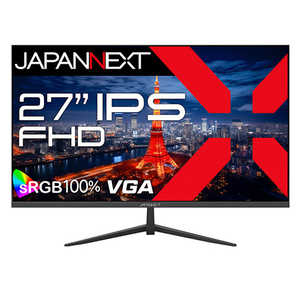 JAPANNEXT 27 IPSѥͥ եHD(1920x1080) վ˥ HDMI VGA sRGB100 27 /եHD(19201080) /磻ɡ JN-IPS271FHD