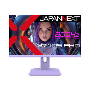 JAPANNEXT IPSѥͥ 200Hzб ѡץ륫顼ߥ󥰥˥ 27 /եHD(19201080) /磻ɡ JN-IPS27G200F-PP