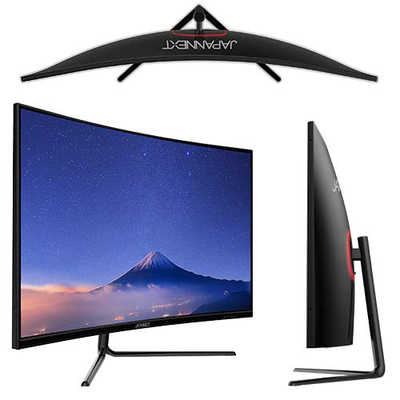 JAPANNEXT 31.5インチ モニター 4K JN-VC315UHDR 生産終了〉JAPANNEXT 「JN-VC315UHDR」 31.5インチ曲面パネル