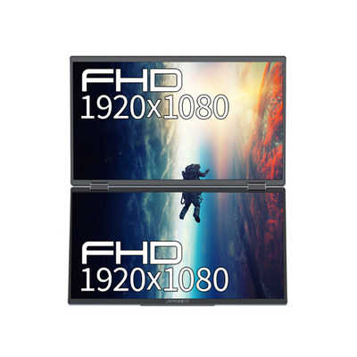 JAPANNEXT 18.5インチ IPS×2フルHDデュアルモバイルモニター miniHDMI