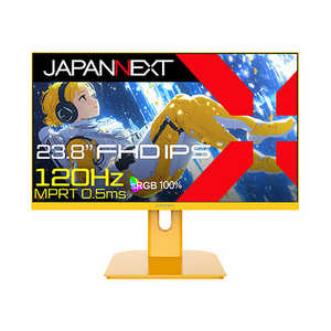 JAPANNEXT IPSѥͥ 120Hz/0.5ms(MPRT)б ߥ󥰥˥ HDMI VGA HDR (2ǯݾ) 23.8 /եHD(19201080) /磻ɡ  JN-IPS238G120F
