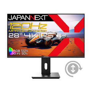 JAPANNEXT ߥ󥰥˥ IPSѥͥ (2ǯݾ)  28 / 4K(38402160) / 磻  JN-28IPS120UHD-HSP