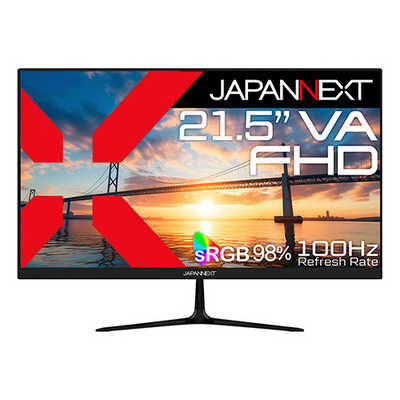 JAPANNEXT VAパネル搭載 液晶モニター HDMI VGA sRGB：98