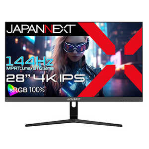 JAPANNEXT IPSpl 144Hz/1ms(MPRT)Ή Q[~Oj^[ (2Nۏ) m28^ / 4K(3840×2160) / Chn JN-IPS28G144U