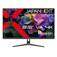 JAPANNEXT VAパネル搭載 液晶モニター HDMI DisplayPort sRGB：98