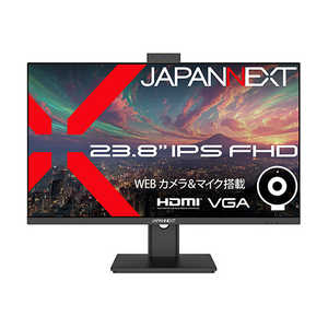 JAPANNEXT IPSpl FHDtj^[ HDMI VGA WebJ/}CN m23.8^ / tHD(1920×1080) / Ch / 75Hzn (2Nۏ) JN-IPS238F-CMS
