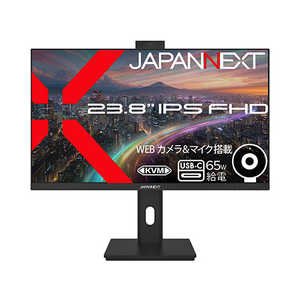 JAPANNEXT IPSpl FHDtj^[ HDMI DP USB-C(ő65Wd) WebJ/}CN m23.8^ / tHD(1920×1080) / Ch / 75Hzn (2Nۏ) JN-I