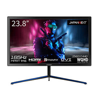 JAPANNEXT ゲーミングモニター JN-238GT165WQHDR [23.8型 /WQHD(2560