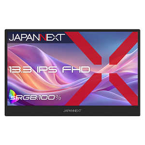 JAPANNEXT IPS�p�l������ FHD���o�C�����j�^�[ miniHDMI USB-C �m13.3�^ / �t��HD(1920×1080) / ���C�h / 60Hz�n (2�N�ۏ�) JN-MD-IPS133F