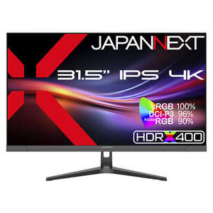 JAPANNEXT PC���j�^�[ �m31.5�^ / 4K(3840×2160) / ���C�h / 60Hz�n JN-IPSB315U