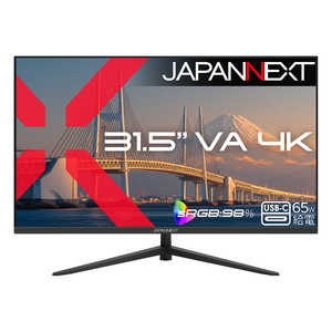 JAPANNEXT VA�p�l������ �t�����j�^�[ HDMI DP USB-C�ő�65W���d sRGB 98�� HDR PIP/PBP �m31.5�^ / 4K(3840×2160) / ���C�h / 60Hz�n JN-V315U2-C6