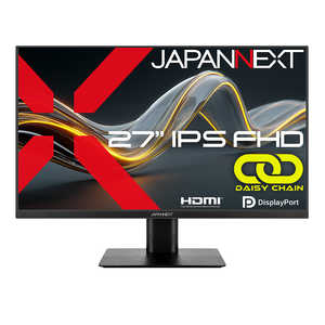 JAPANNEXT 27�^ IPS �t��HD1920×1080 HDMI DP HDR �f�C�W�[�`�F�[�� �m27�^ / �t��HD(1920×1080) / ���C�h / 100Hz�n JN-IPS27F-D