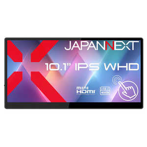 JAPANNEXT 10.1�^ IPS 10�_�}���`�^�b�` WHD1540×720 ���o�C�����j�^�[ miniHDMI USB-C �L�b�N�X�^���h���� �t�F���g�P�[�X �m10.1�^ / ���C�h / 60Hz�n JN-MD-
