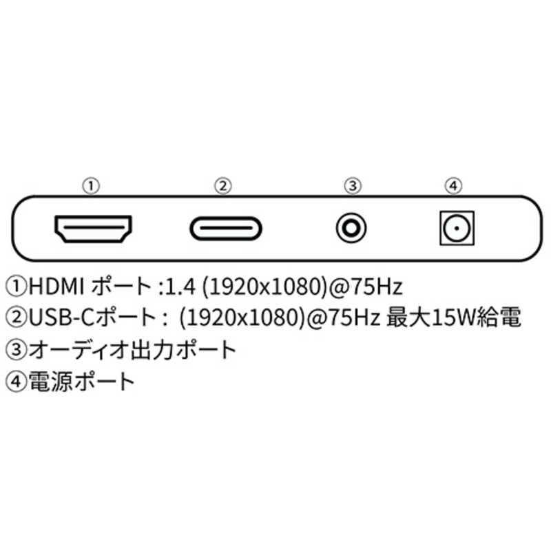 JAPANNEXT JAPANNEXT PCモニター [21.5型 /フルHD(1920×1080) /ワイド] JN-IPS215FHD-C JN-IPS215FHD-C