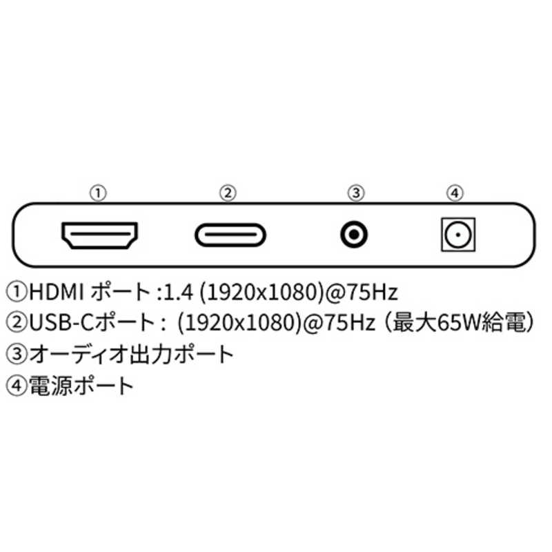 JAPANNEXT JAPANNEXT PCモニター [21.5型 /フルHD(1920×1080) /ワイド] JN-IPS215FHD-C65W JN-IPS215FHD-C65W