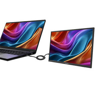 JAPANNEXT モバイルモニター USB-C HDR 自立式 ［21.5型 / フルHD(1920
