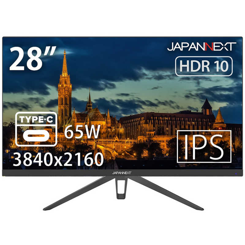 JAPANNEXT JAPANNEXT PCモニター ブラック [28型 /4K(3840×2160） /ワイド] JN-IPS28UHDRC65W JN-IPS28UHDRC65W