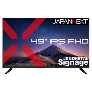 JAPANNEXT 49�^ IPS HDMI �m49�^ / �t��HD(1920×1080) / ���C�h / 60Hz�n JN-IPS49F-M
