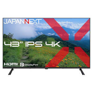 JAPANNEXT IPS�p�l������ ��^�t�����j�^�[ (2�N�ۏ؃��f��) �m43�^ / 4K(3840×2160) / ���C�h / 60Hz�n JN-IPS43U