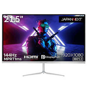 JAPANNEXT JAPANNEXT 21.5型フルHDパネル搭載144Hz対応ゲーミングモニター HDMI DP JAPANNEXT [21.5型 フルHD(1920×1080) ワイド] JN-T215FLG144FHD