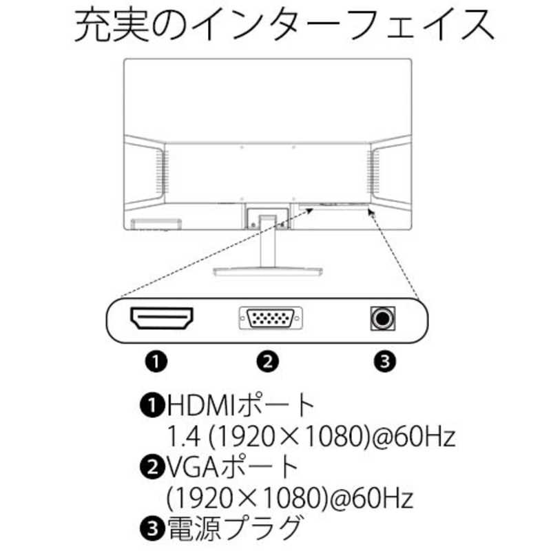 JAPANNEXT JAPANNEXT PCモニター [23.6型 /フルHD(1920×1080) /ワイド] JN-V236FHD JN-V236FHD