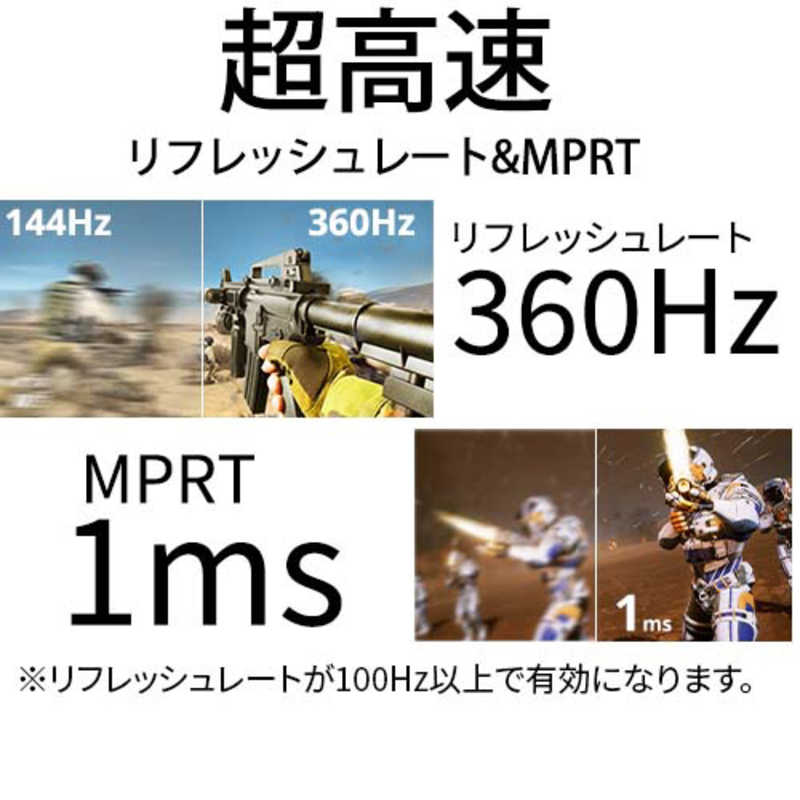 JAPANNEXT JAPANNEXT 24.5型 IPS フルHDパネル搭載360Hz対応ゲーミングモニター ｢X-360｣ HDMI DP [24.5型 フルHD(1920×1080) ワイド] JN-IPS245FHDR360 JN-IPS245FHDR360