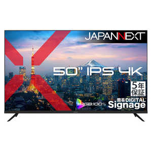 JAPANNEXT (5�N�ۏ؃��f��) ��^ HDMI sRGB 100�� HDR USB�������Đ� �����R������ �m50�^ / 4K(3840×2160) / ���C�h / 60Hz�n JN-IPS50U-M-H5