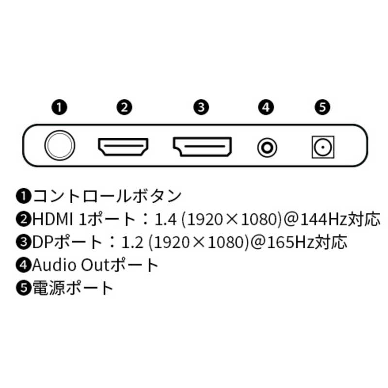 JAPANNEXT JAPANNEXT ゲーミングモニター [23.8型 /フルHD(1920×1080) /ワイド] JN-VG238FHD165 JN-VG238FHD165