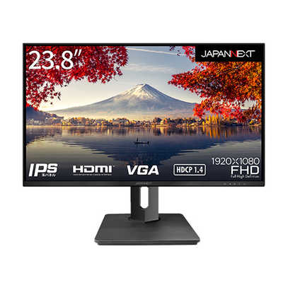 JAPANNEXT PCモニター [23.8型 /フルHD(1920×1080) /ワイド] JN