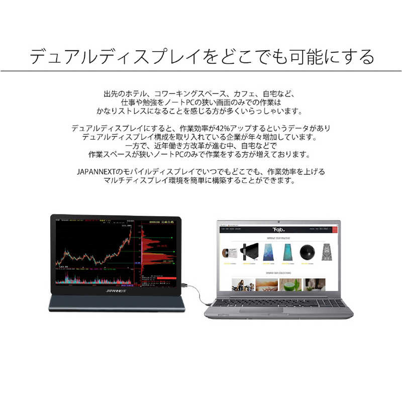 JAPANNEXT JAPANNEXT PCモニター (タッチパネル) ブラック [15.8型 /フルHD(1920×1080) /ワイド] JN-MD-IPS158TFHDR JN-MD-IPS158TFHDR