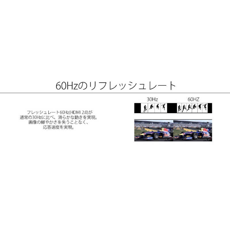 JAPANNEXT JAPANNEXT PCモニター ブラック [55型 /4K(3840×2160） /ワイド] JN-IPS5500TUHDR JN-IPS5500TUHDR