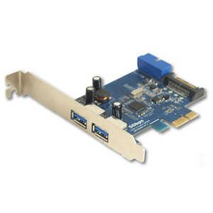 アオテック USB TypeA x2ポート & 内部19ピンヘッダを増設可能 高速データ転送 増設PCI-Expressカード AOK-USB3-2P